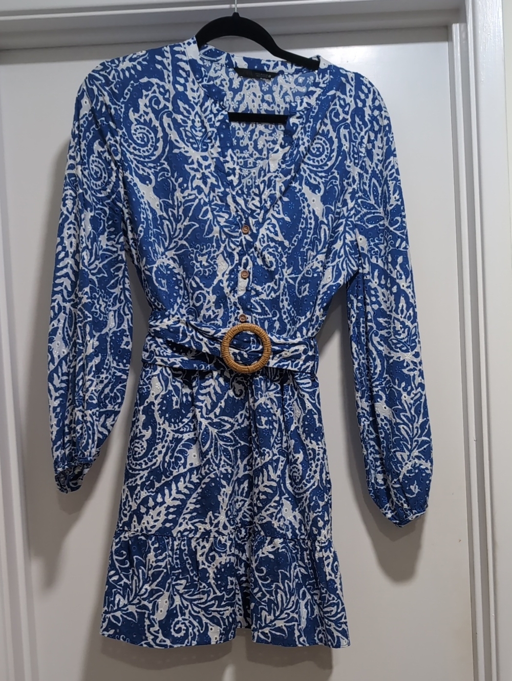 Zara Cotton long sleeve dress